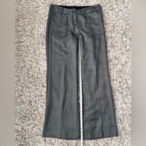 The Limited Black and Gray Herringbone Pants